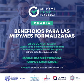 Charla en la CNCSP: beneficios de contar con una Mipyme formalizada